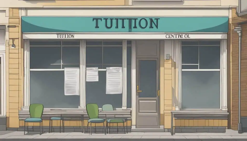 tuition centre closed down